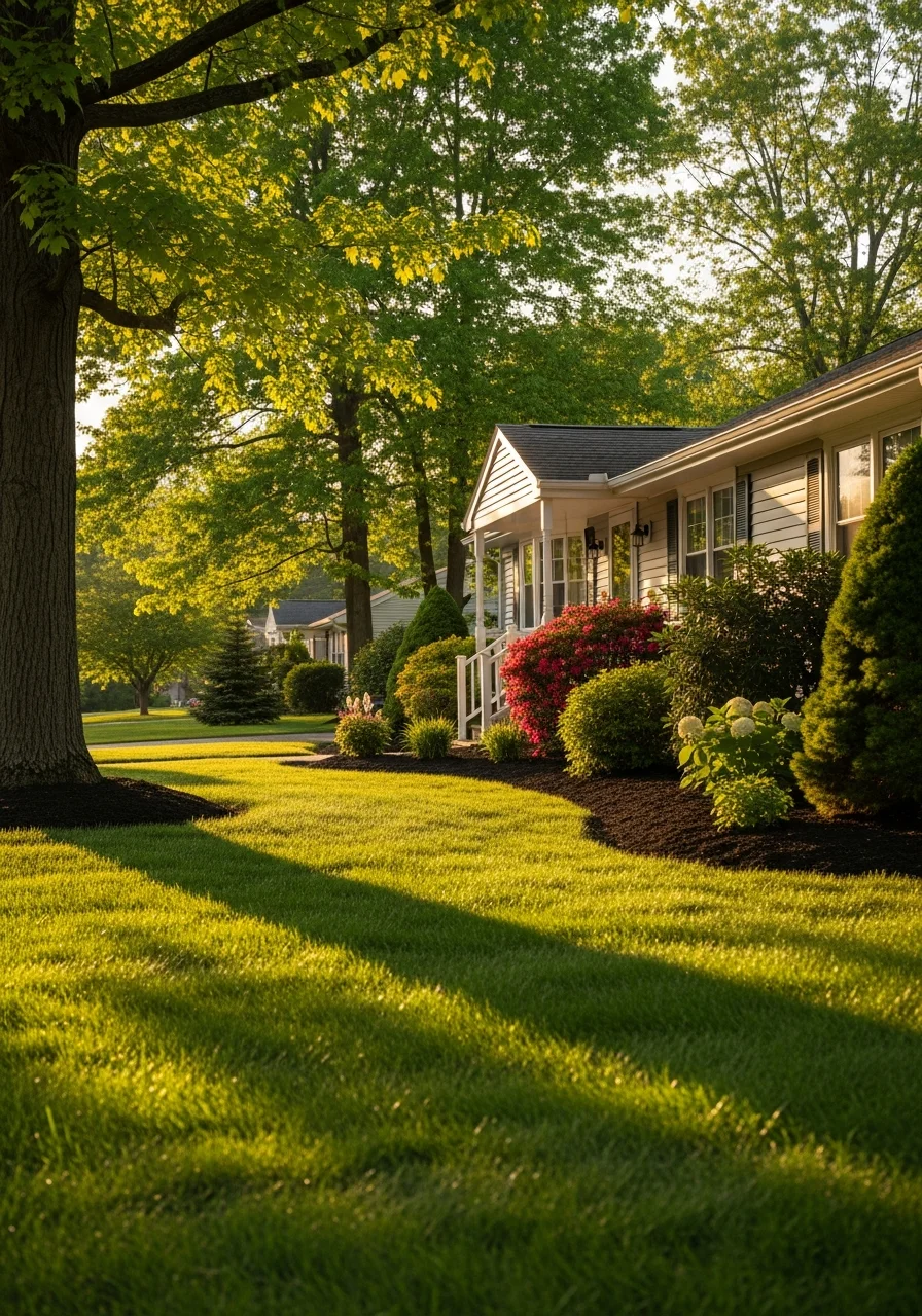 Montville street view showing suburban homes and community character.