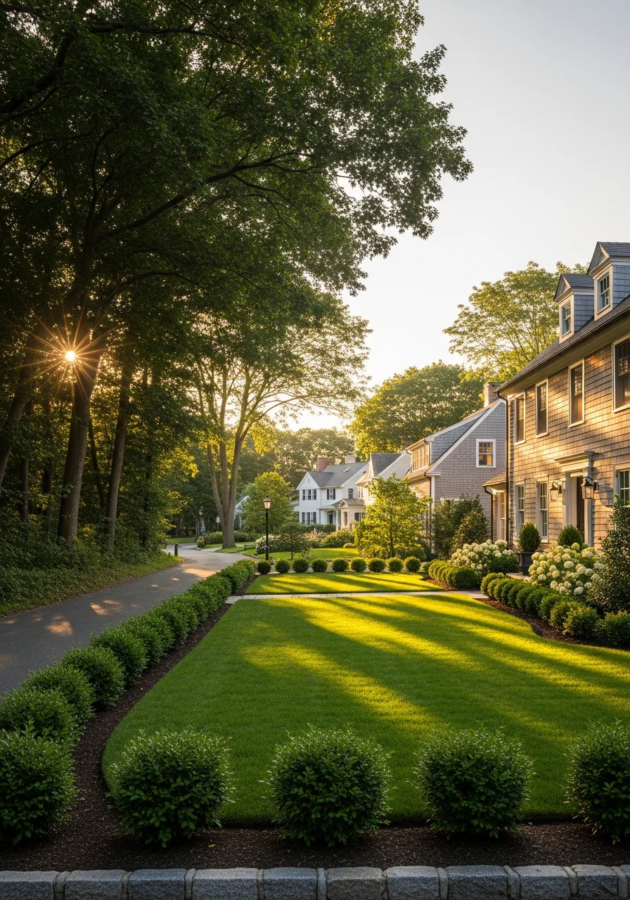 Stonington residential property showing established neighborhood and home character.